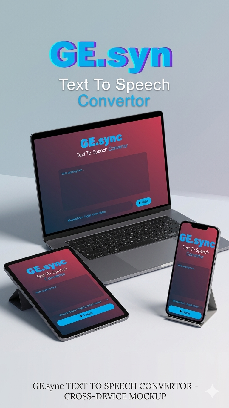 Text Convertor To Speech